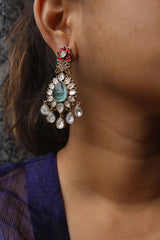 Polki Marble Earrings