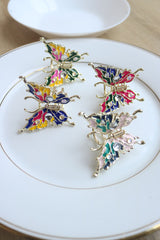 Butterfly Enamel Claw Clip