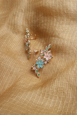 Pastel Bouquet Ear Cuff