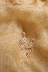 Delicate Multi AD Conical Earrings