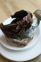 Tulip Embroidered Hair Band
