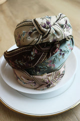 Tulip Embroidered Hair Band