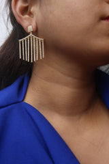 AD Sparkle Line Earrings
