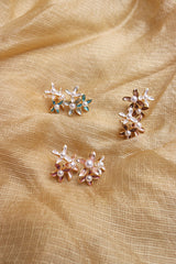 Tri Flower Studs