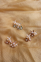 Tri Flower Studs