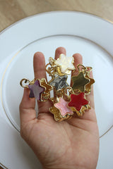 Star Mini Marble Claw Clip