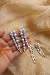 Pearl Semi AD Earrings