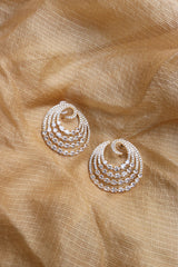 Statement AD Circle Earrings