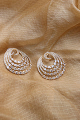 Statement AD Circle Earrings