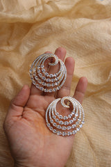 Statement AD Circle Earrings