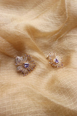 Purple Sparkle Studs