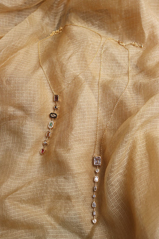 Shapes Stone Dainty Necklace