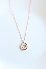 Hexa Heart Marble Short Chain