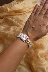 AD Pearl Flower Bracelet