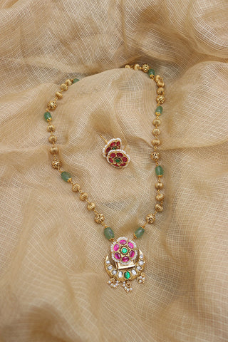 Jadau Chaand pendant Maala