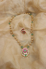 Jadau Chaand pendant Maala