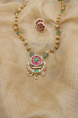 Jadau Chaand pendant Maala