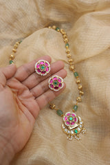 Jadau Chaand pendant Maala