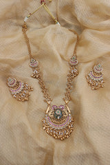 Heritage Peacock Pendant Set