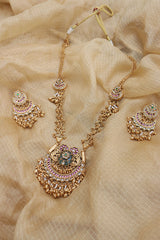 Heritage Peacock Pendant Set