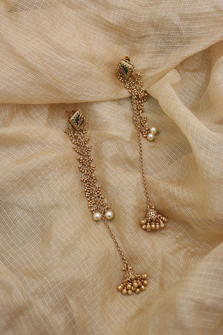 Heritage Chain Long Jhumkas