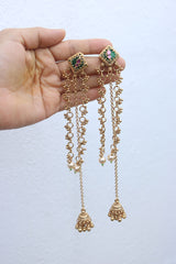 Heritage Chain Long Jhumkas