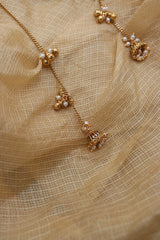 Front Back Antique Long Chain Jhumkis