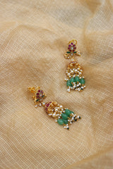 Kairi Jadau Sleek Jhumkas