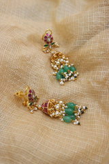 Kairi Jadau Sleek Jhumkas