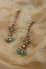Lotus Jhumkas with Maathal
