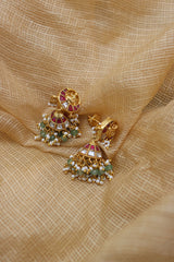 Little Lakshmi Jadau Jhumkas