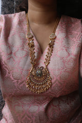 Heritage Peacock Pendant Set