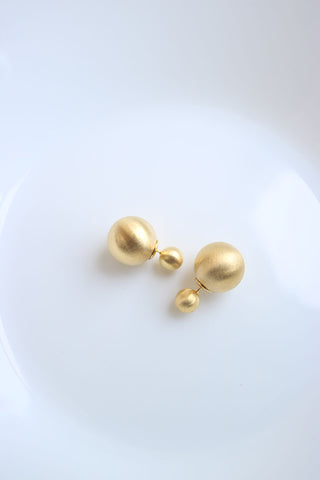 Matte Double Ball Studs