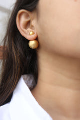 Matte Double Ball Studs