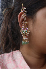 Lotus Jhumkas with Maathal