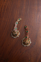 Lotus Ear Cuff Jhumkas