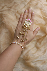 Ruby Kundan Haathphool