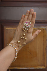 Ruby Kundan Haathphool