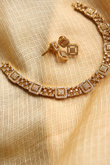 Delicate AD Square stones set