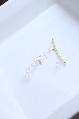 AD Tear Drop Line Ear cuffs