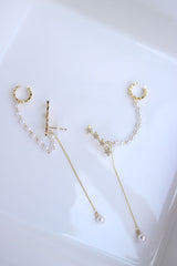 Stars Pearl Ear cuffs