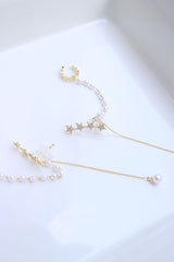 Stars Pearl Ear cuffs