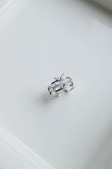 Silver Butterfly Finger Ring