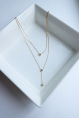 Dainty Stone Layer Chain