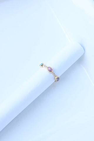 AD Ovals Stone Finger Ring