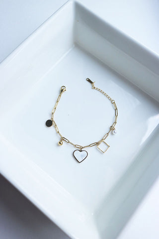 Heart Charms Bracelet