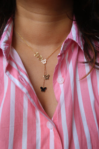 Butterflies Dainty V Chain