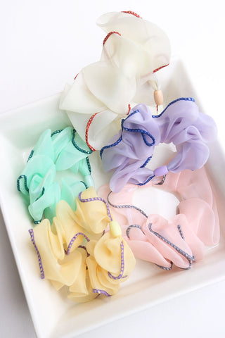 Mesh Thread Scrunchie
