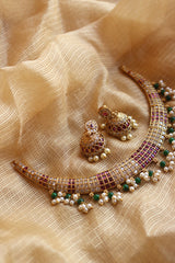 AD Square Dot Hasli Set