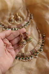 AD Square Dot Hasli Set